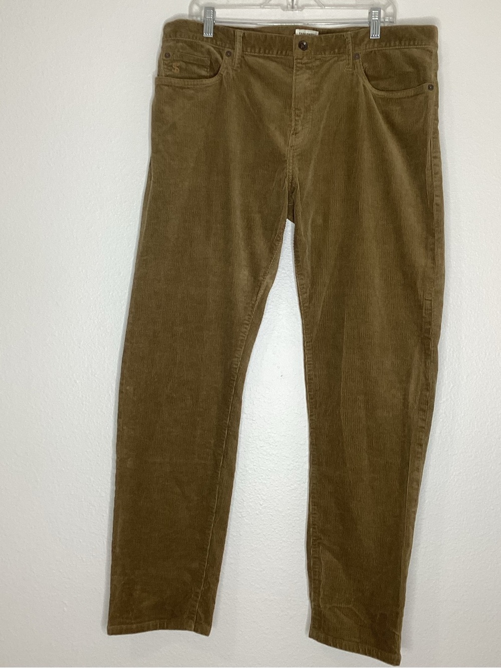 Todd Snyder Brown Corduroy Trousers Straight Fit 36x32